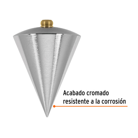 Plomada de acero, 16 oz, Truper | PLOM-16L | 11849