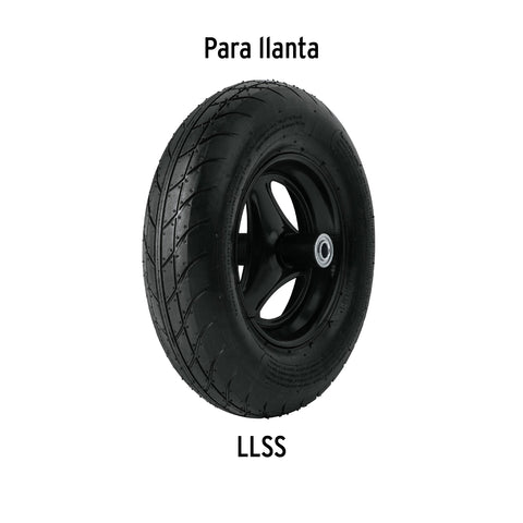 Llanta neumática rodada lisa 16', sin cámara, Truper | SS | 11856