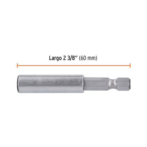 Estuche con 5 extensiones de 60 mm, magnéticas, EXPERT | PUDE-9060 | 11867