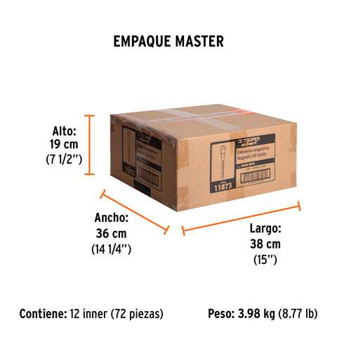 Extensión magnética 3?, para puntas, cambio rápido, EXPERT | PUDE-9075 | 11873