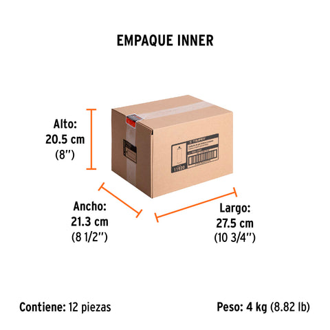 Lata de gas de 220g con válvula de 1/4 de vuelta, TRUPER | GAS-220X | 11920