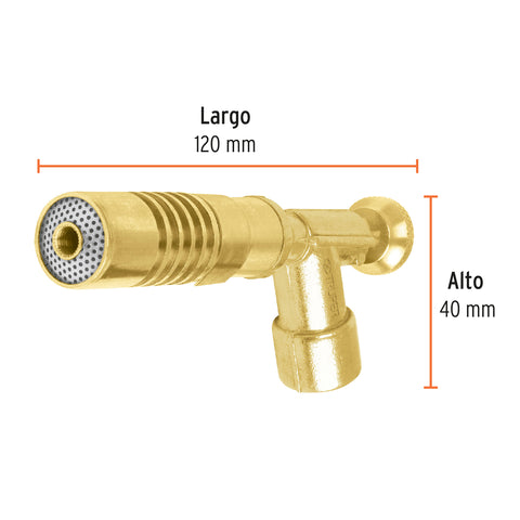 Boquilla para lata de gas con válvula roscada, TRUPER | MECH-R | 11925