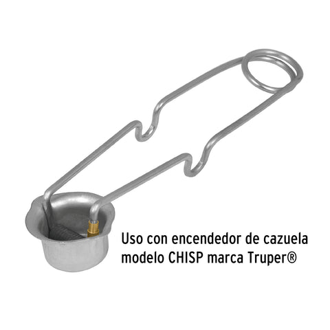 Mechero para lata de gas con válvula roscada, TRUPER | MECH-65R | 11986