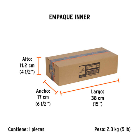 Cepillo para carpintero #4 base lisa, Truper | 4L | 12006