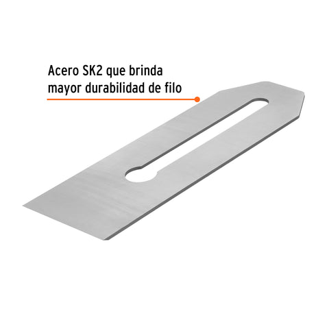Cuchilla para cepillo de carpintero # 6, Truper | CU-C6 | 12036