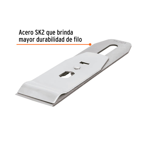 Cuchilla y contra para cepillo de carpintero # 4 y # 5 | CCU-C4/5 | 12042