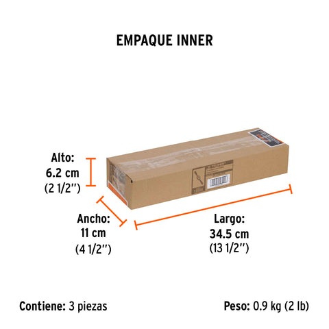 Escochebre curvo 9', Truper | E-9C | 12059