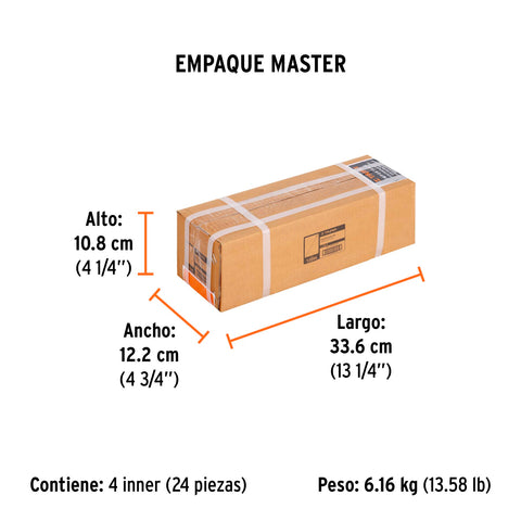 Cincel de punta SDS Plus de 10', Truper | SDS-P | 12095