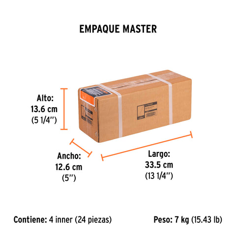 Cincel plano grueso SDS Plus 1-1/2' x 10', Truper | SDS-C2 | 12097