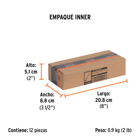 Cincel de corte frío de 3/8 X 6', Truper | C-3/8X6 | 12106