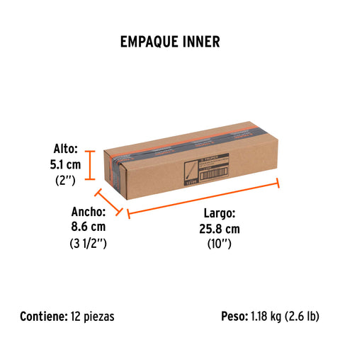 Cincel de corte frío de 3/8 X 8', Truper | C-3/8X8 | 12109