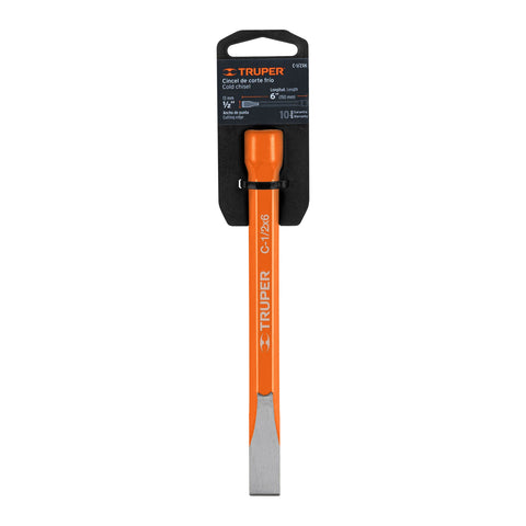 Cincel de corte frío de 1/2 X 6', Truper | C-1/2X6 | 12115