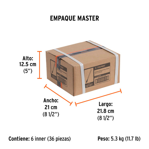 Cincel de corte frío de 5/8 X 6', Truper | C-5/8X6 | 12127
