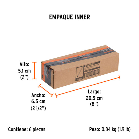 Cincel de corte frío de 5/8 X 6', Truper | C-5/8X6 | 12127