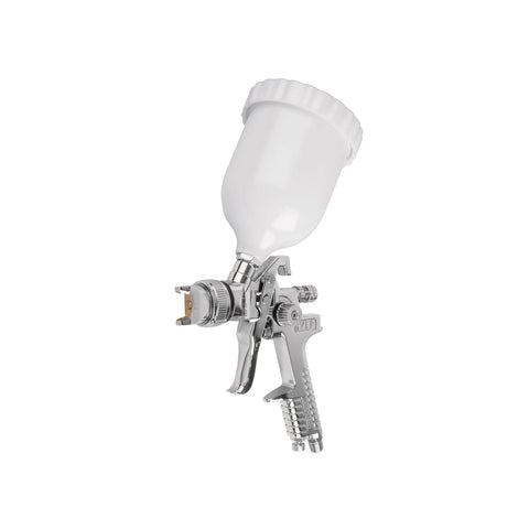 Pistola p/pintar gravedad HVLP vaso plástico, 2 mm, Truper | PIPI-442 | 12131
