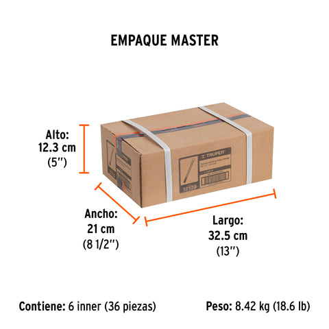 Cincel de corte frío de 5/8 X 10', Truper | C-5/8X10 | 12133