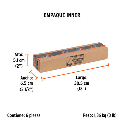 Cincel de corte frío de 5/8 X 10', Truper | C-5/8X10 | 12133