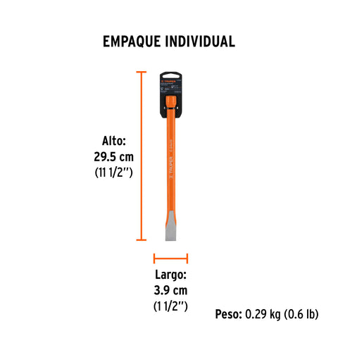 Cincel de corte frío de 3/4 X 10', Truper | C-3/4X10 | 12145