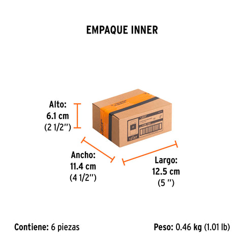 Estuche con 5 puntas de cruz PH2 largo 2', Truper Expert | PUDE-1202 | 12147