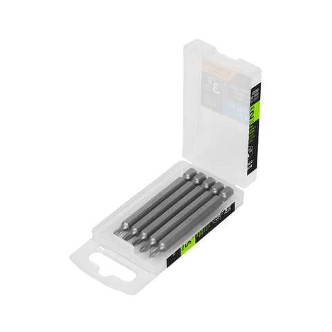 Estuche con 5 puntas de cruz PH0 largo 3', Truper Expert | PUDE-1300 | 12150