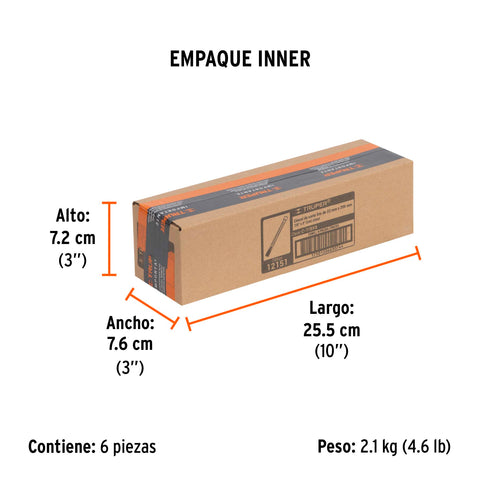Cincel de corte frío de 7/8 X 8', Truper | C-7/8X8 | 12151