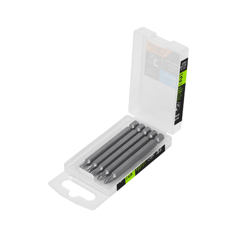 Estuche con 5 puntas de cruz PH1 largo 3', Truper Expert | PUDE-1301 | 12152