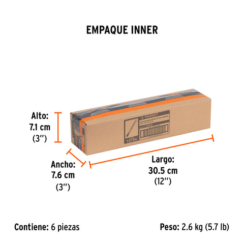 Cincel de corte frío de 7/8 X 10', Truper | C-7/8X10 | 12154