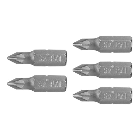 Estuche con 5 puntas pozidriv PZ1 largo 1', Truper Expert | PUDE-2101 | 12156
