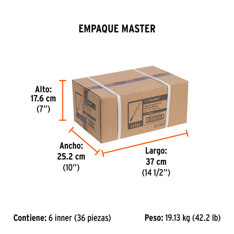 Cincel de corte frío de 7/8 X 12', Truper | C-7/8X12 | 12157