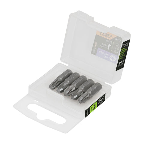 Estuche con 5 puntas pozidriv PZ3 largo 1', Truper Expert | PUDE-2103 | 12159