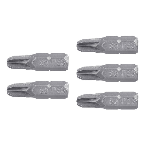 Estuche con 5 puntas pozidriv PZ3 largo 1', Truper Expert | PUDE-2103 | 12159
