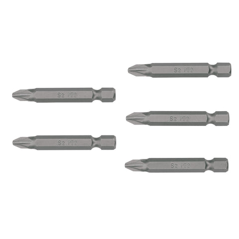 Estuche con 5 puntas pozidriv PZ2 largo 2', Truper Expert | PUDE-2202 | 12162