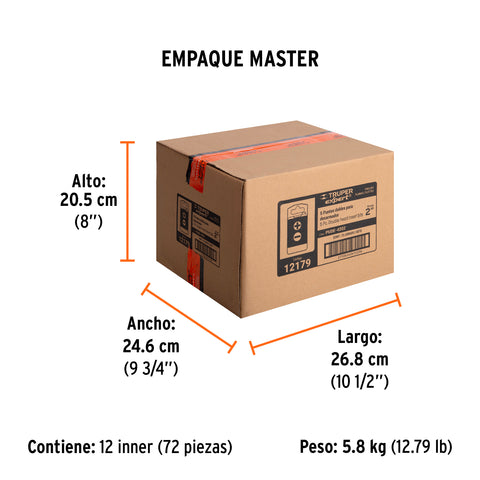 Estuche con 5 puntas dobles PH2 y 9/32' largo 2', Expert | PUDE-4202 | 12179