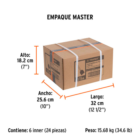 Cincel ladrillero 2-3/4 X 10', Truper | CL-2-3/4X10 | 12184