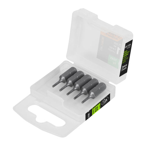 Estuche con 5 puntas torx T6 largo 1', Truper Expert | PUDE-5106 | 12186