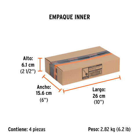 Cincel ladrillero 3-1/2 X 8', Truper | CL-3-1/2X8 | 12190