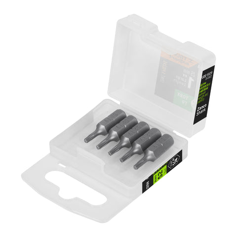 Estuche con 5 puntas torx T9 largo 1', Truper Expert | PUDE-5109 | 12194