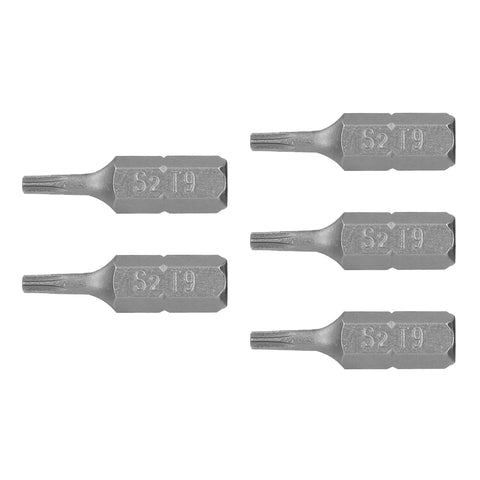 Estuche con 5 puntas torx T9 largo 1', Truper Expert | PUDE-5109 | 12194