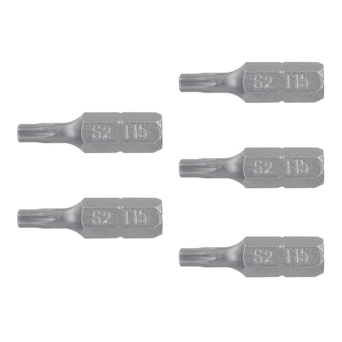 Estuche con 5 puntas torx T15 largo 1', Truper Expert | PUDE-5115 | 12198