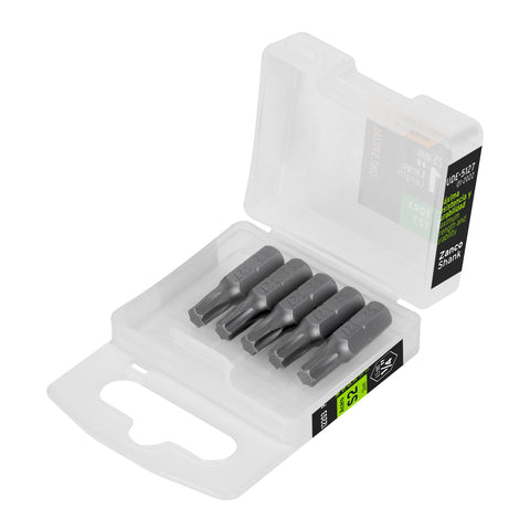 Estuche con 5 puntas torx T27 largo 1', Truper Expert | PUDE-5127 | 12203