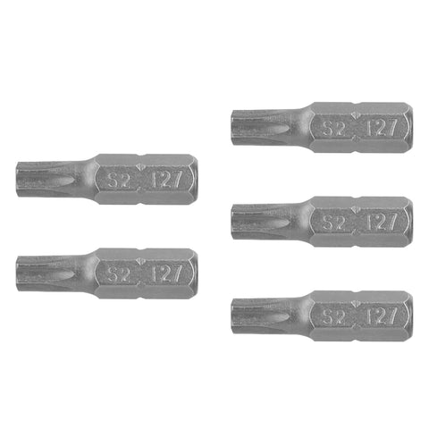 Estuche con 5 puntas torx T27 largo 1', Truper Expert | PUDE-5127 | 12203