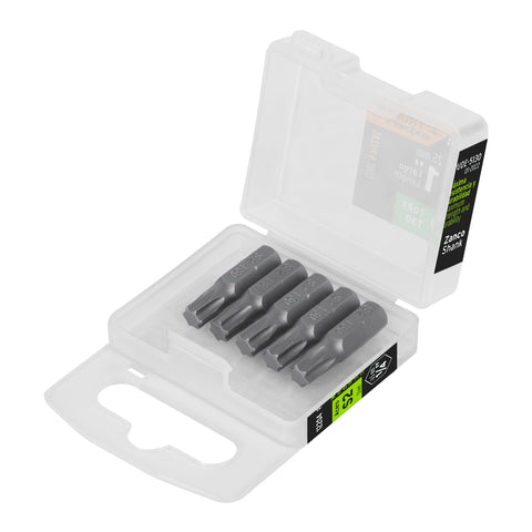 Estuche con 5 puntas torx T30 largo 1', Truper Expert | PUDE-5130 | 12204
