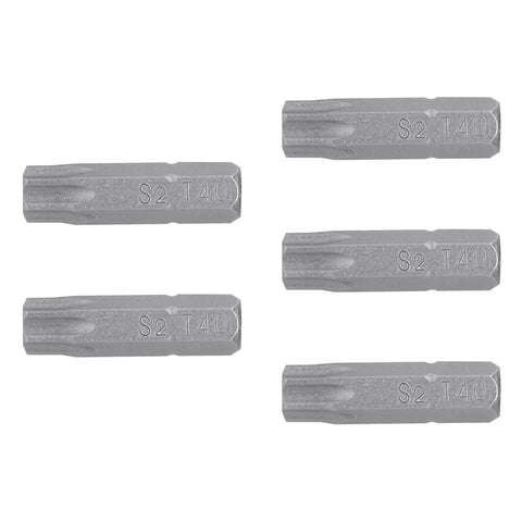 Estuche con 5 puntas torx T40 largo 1', Truper Expert | PUDE-5140 | 12206