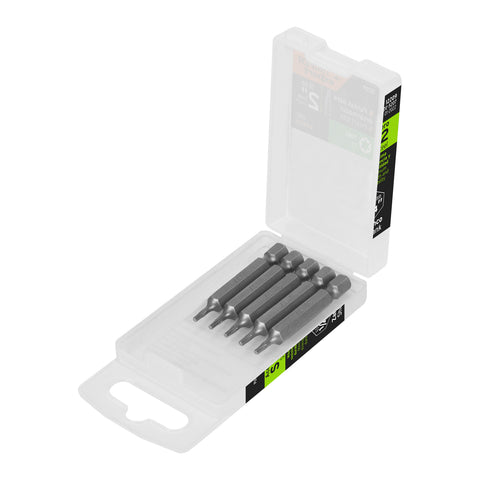 Estuche con 5 puntas torx T7 largo 2', Truper Expert | PUDE-5207 | 12209