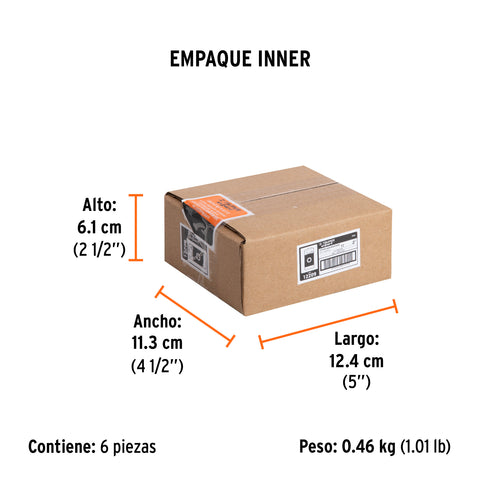 Estuche con 5 puntas torx T7 largo 2', Truper Expert | PUDE-5207 | 12209