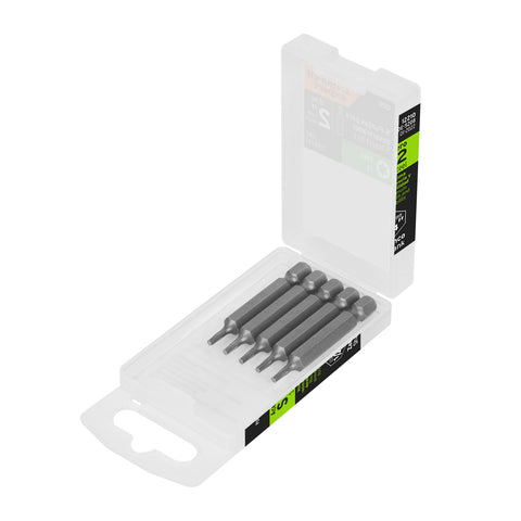 Estuche con 5 puntas torx T8 largo 2', Truper Expert | PUDE-5208 | 12210