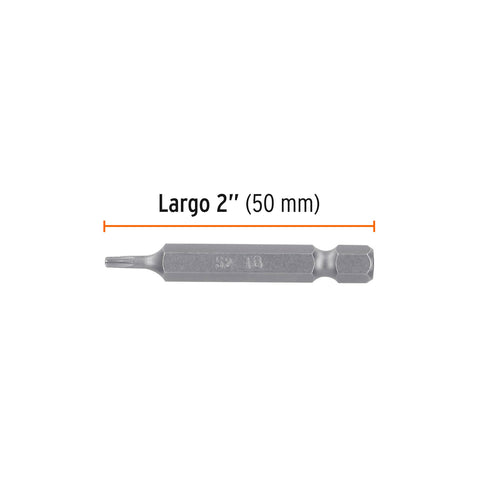 Estuche con 5 puntas torx T8 largo 2', Truper Expert | PUDE-5208 | 12210