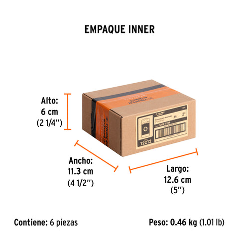 Estuche con 5 puntas torx T9 largo 2', Truper Expert | PUDE-5209 | 12212