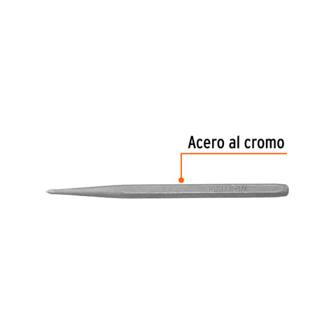 Punzón 1/4' para marcar, largo 4-3/4', Truper | PUMAR-1/4 | 12224