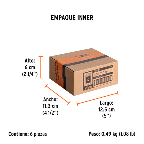 Estuche con 5 puntas torx T27 largo 2', Truper Expert | PUDE-5227 | 12260